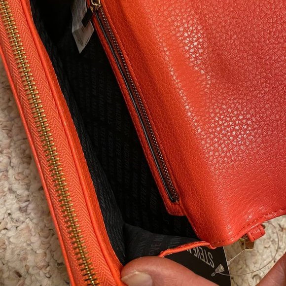 NWT Steve Madden Beautiful Coral Crossbody Purse - Picture 5 of 9
